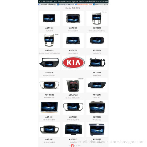 Car Gps Navigator Screen Kia Sorento